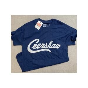 NWOT Limited Edition Crenshaw T-Shirt - White/Navy, Sz Small, 50$
